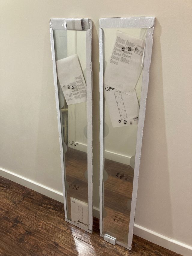 2 Lundamo IKEA mirrors *NEW* de segunda mano por 10 EUR en Olaz de