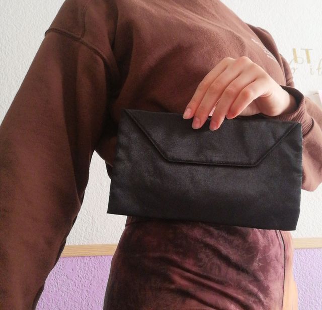 bolso de mano cartera negro mujer