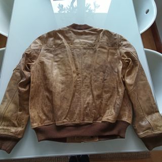 CAZADORA BOMBER DE PIEL