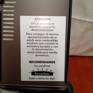 Estufa de Parafina Yasun R2750 porte incluido