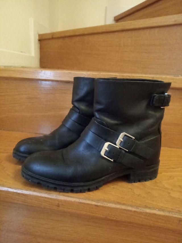 botas de piel, 38