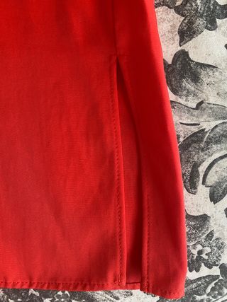 Blusa Zara, oversize L, rojo coral. Preciosa ¡¡¡