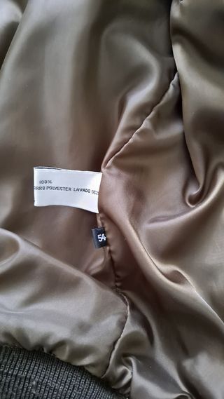 Chaqueta de ante y lana
