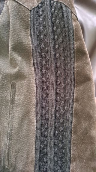 Chaqueta de ante y lana