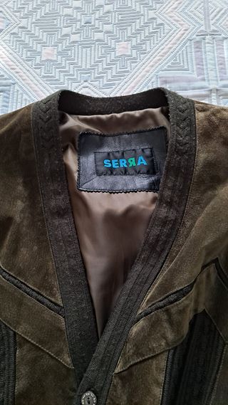 Chaqueta de ante y lana