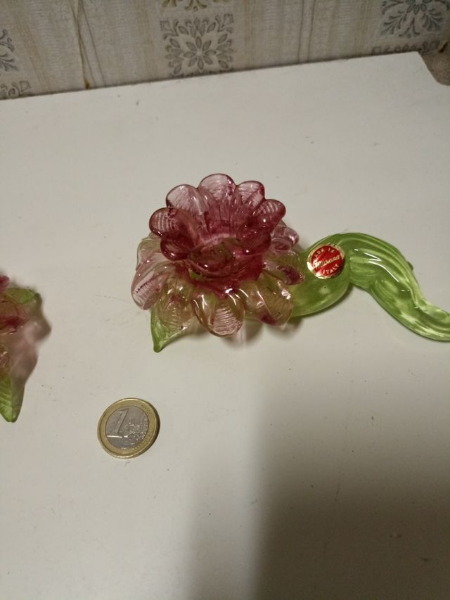 porta candele vetro di Murano