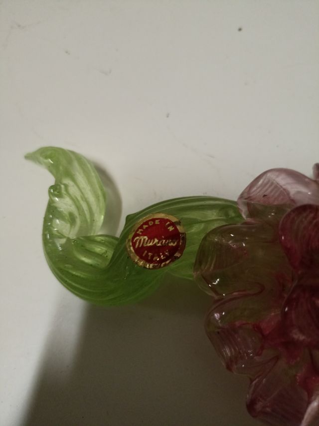 porta candele vetro di Murano