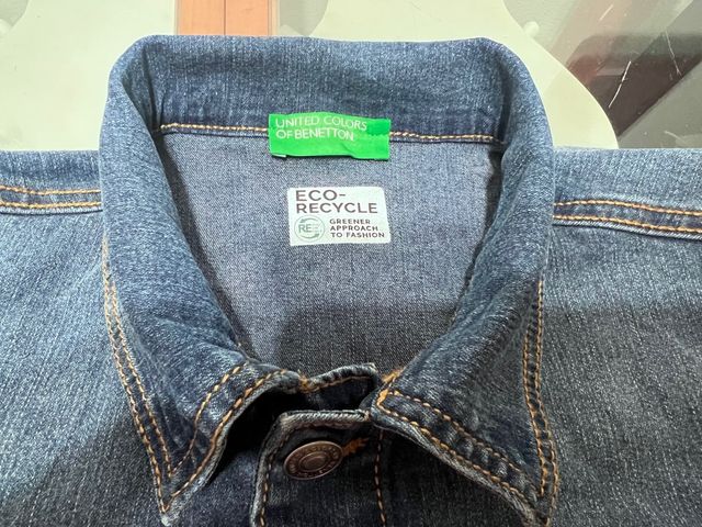 Chaqueta tejana chico Benetton