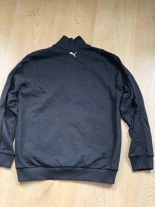 Sudadera negra puma unisex . Talla L niño 