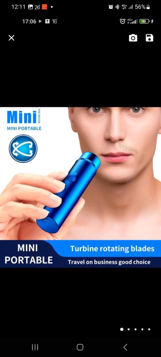 Afeitadora,mini,carga USB