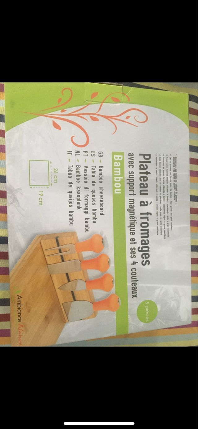 Tabla de quesos madera