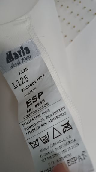 vestido de comunión 