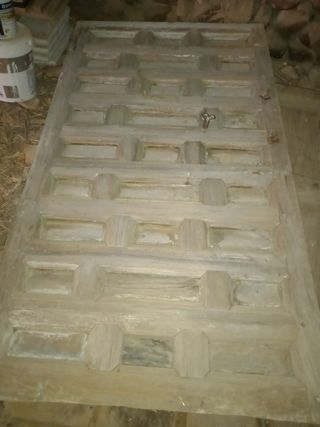 Puerta antigua de madera