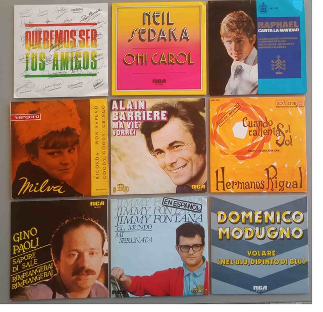 ROCK POP - 15 DISCOS PEQUEÑOS SINGLES EPs 60s-70s