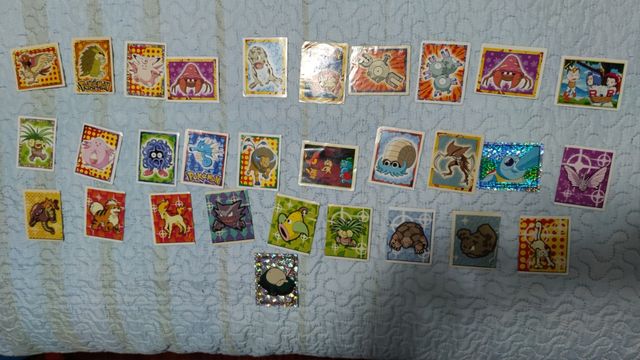 Cromos Pokemon 1° y 2° edición 