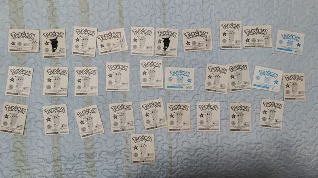 Cromos Pokemon 1° y 2° edición 