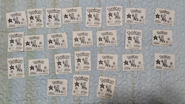 Cromos Pokemon 1° y 2° edición 