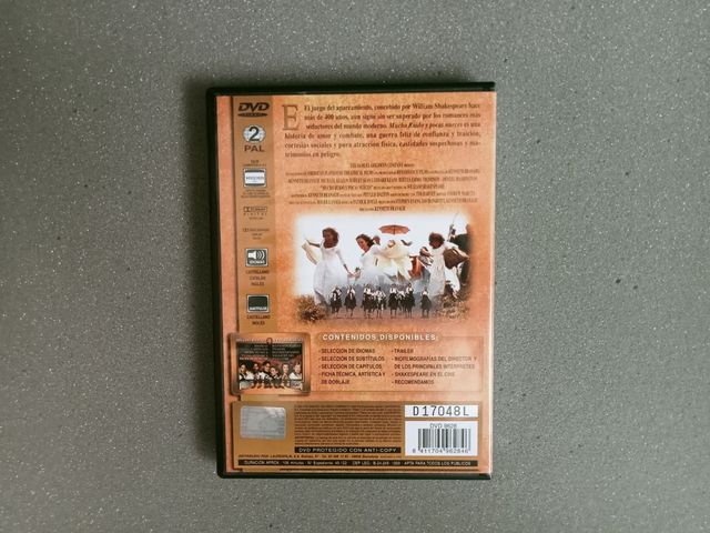 Mucho ruido y pocas nueces dvd