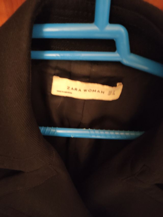 abrigo mujer zara sin usar