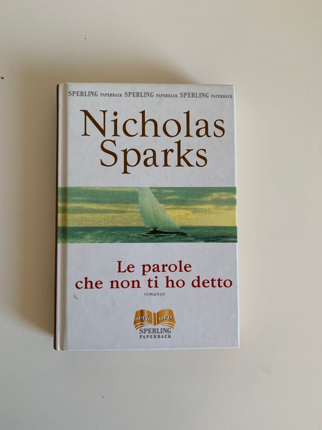 Libro Nicholas Sparks Le prole che non ti ho detto