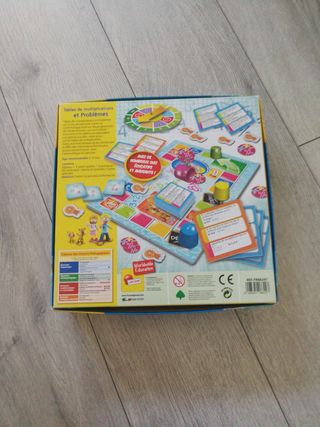Juego mesa tables multiplications y Bob esponja
