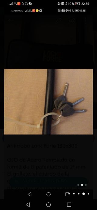 Antirrobo Para bicicleta o Moto NUEVO A EXTRENAR 