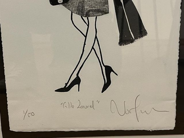 Grabado 1/50 “Calle Laurel” de Logroño