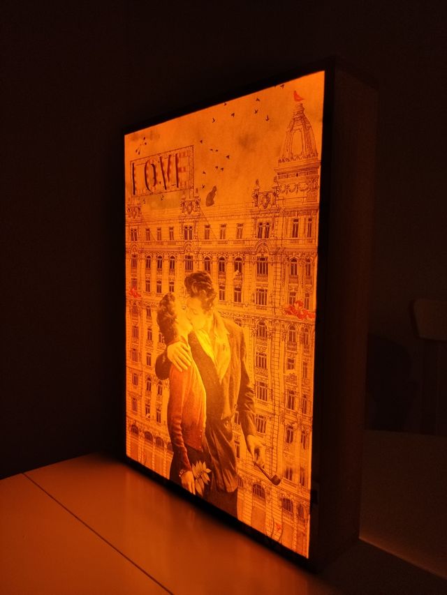 Lampara madera "El lucernario"