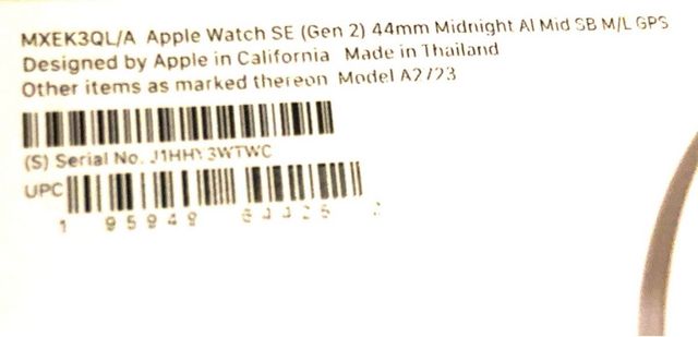 RELOJ SMARTWATCH APPLE IWATCH SE GEN 2 A ESTRENAR