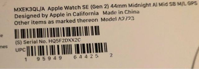 RELOJ SMARTWATCH APPLE IWATCH SE GEN 2 A ESTRENAR