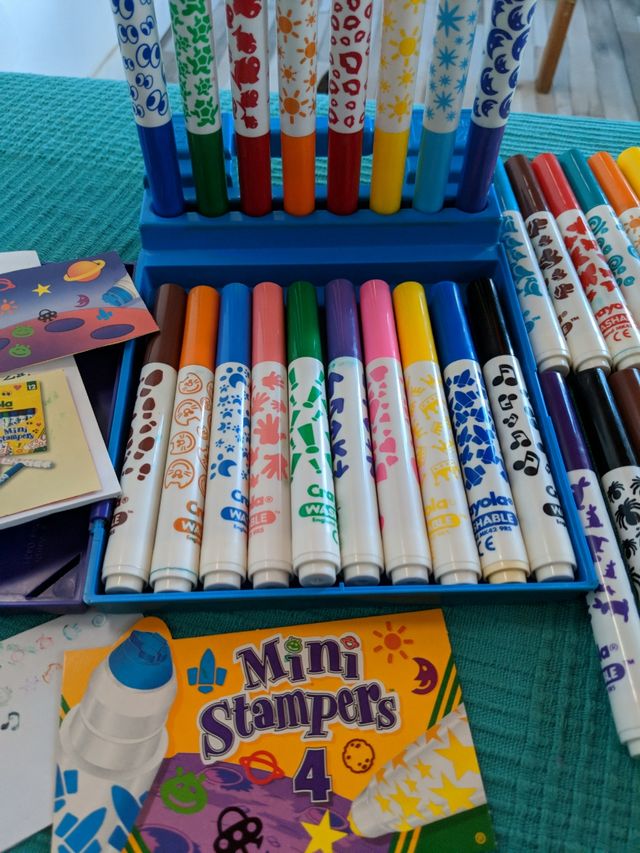 CRAYOLA WASHABLE MINI STAMPERS 