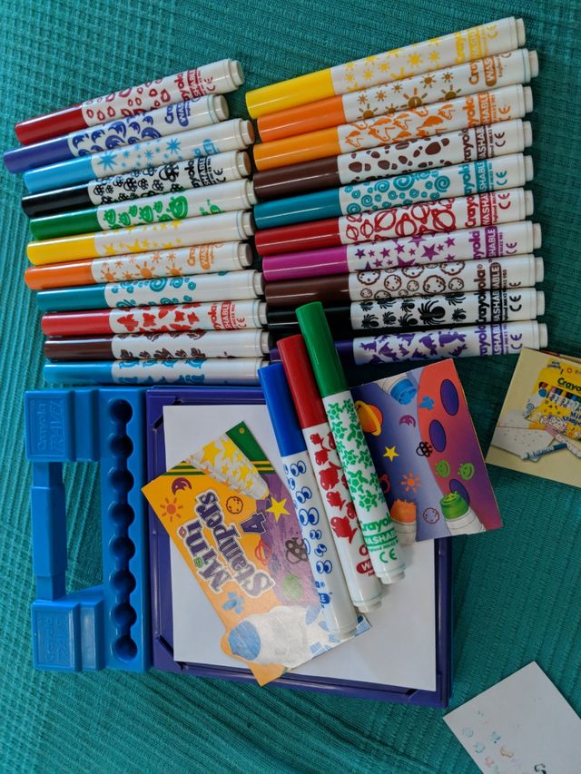 CRAYOLA WASHABLE MINI STAMPERS 