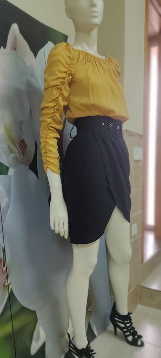 conjunto falda y blusa 
