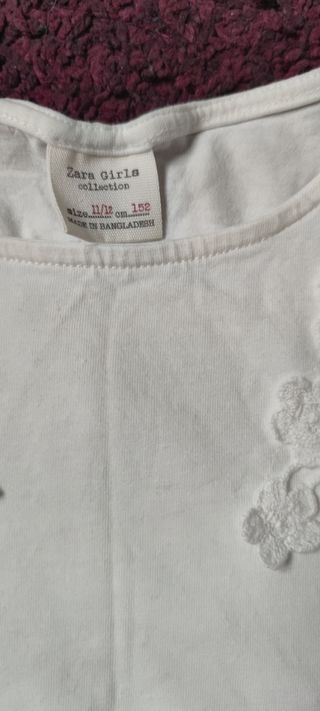 conjunto niña de 11-12 años, falda+ 2 camisetas 