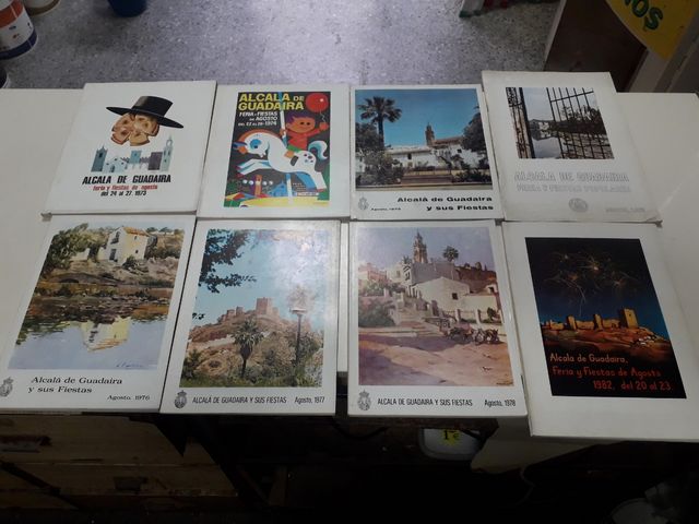 Libros fiestas (Feria) de Alcalá de Guadaira,.
