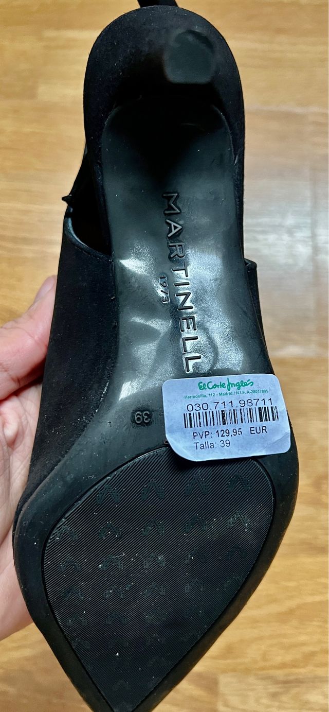 Martinelli zapato tacón nuevo sin usar