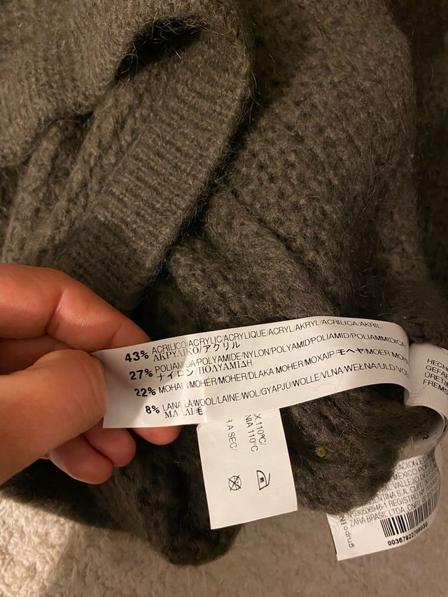 Chaqueta de lana.Zara talla m