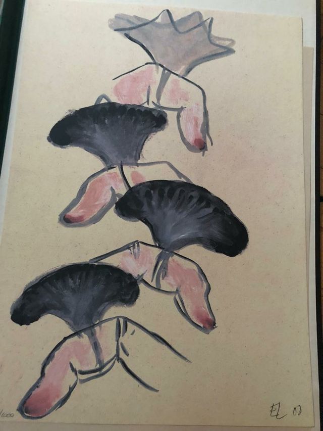 Litografía Eva Lootz