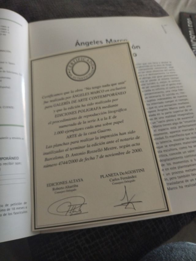 Litografía Ángeles Marco