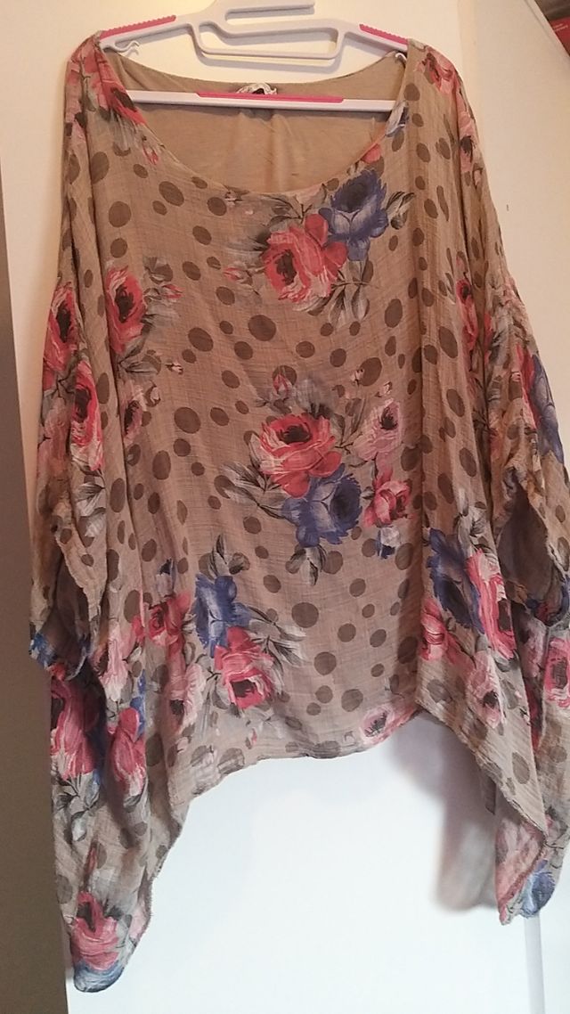 Blusón Floreado oversize