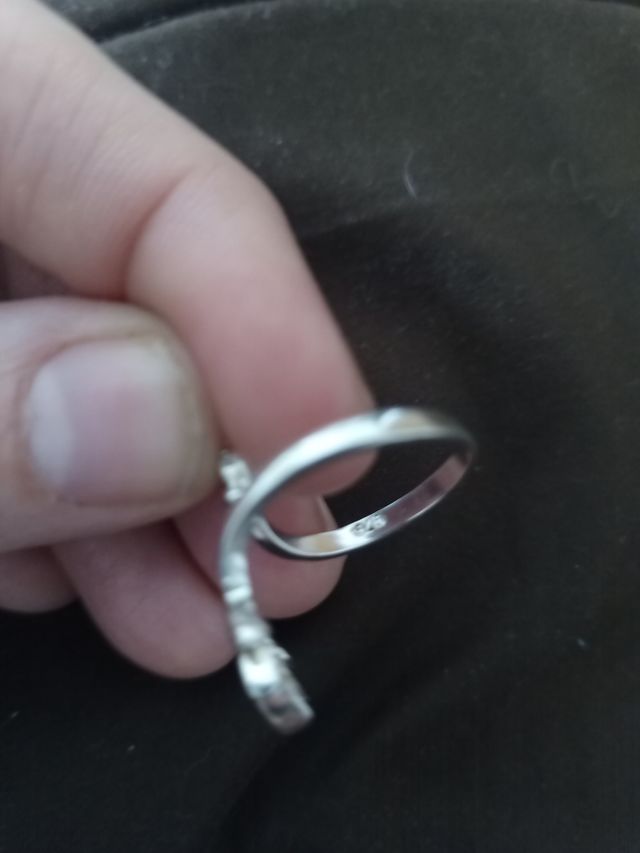 anillo de plata