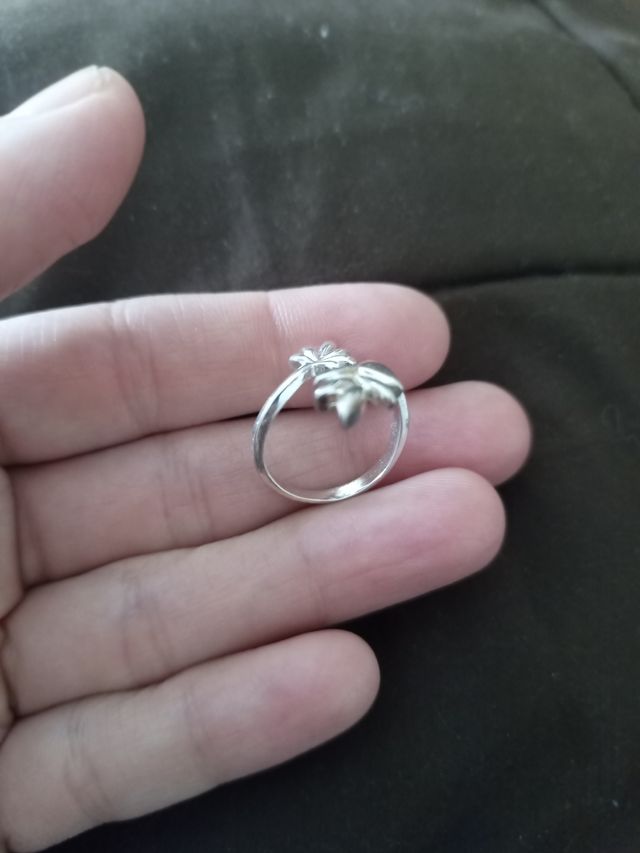 anillo de plata