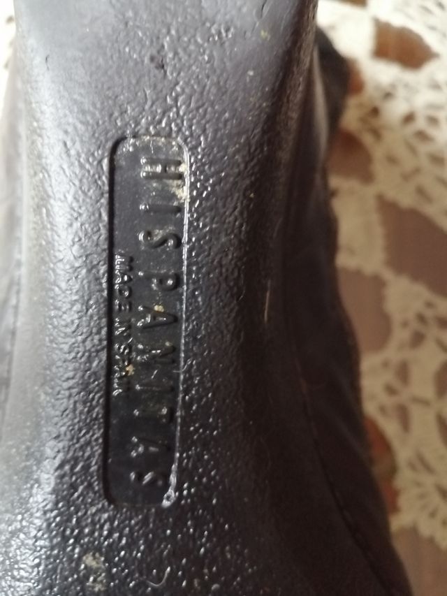 Botines Hispanitas N40 negros