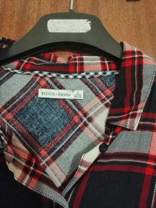 Camisa de cuadros unisex 