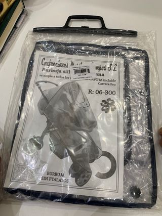 Funda lluvia sillita paseo bebecar