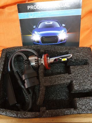 Bombilla LED H11 60W 10K LÚMENES marca Koyoso.