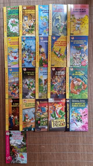 Colección 21 libros Geronimo Stilton