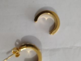 Pendientes de plata baño de oro