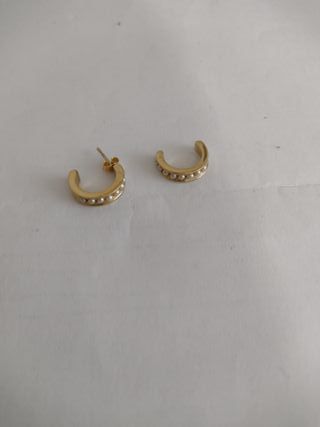 Pendientes de plata baño de oro