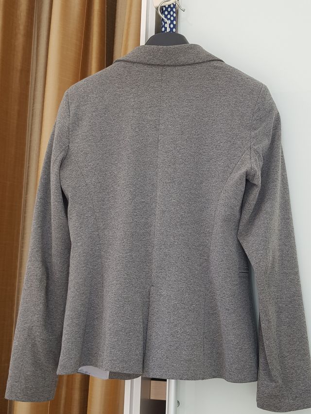 Blazer donna Paprika, in felpa, grigio melange